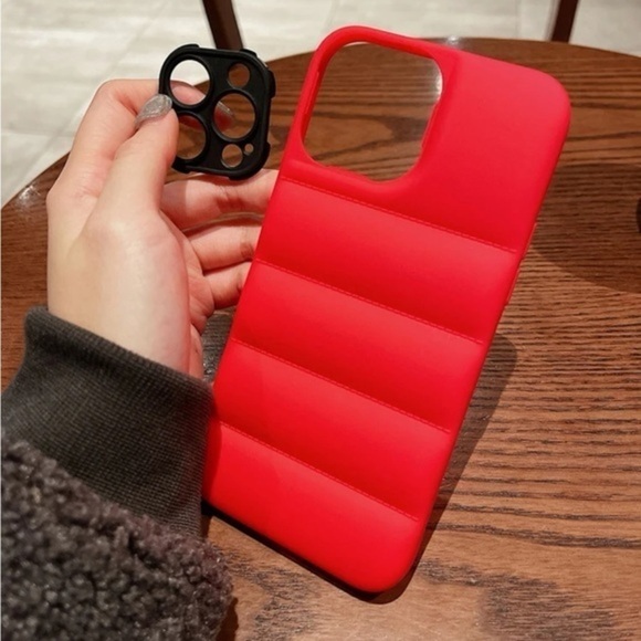 ⚠️Clearance🫧iPhone 14/Pro/Pro Max Puffer iPhone Case Trendy Brand New - Picture 3 of 5